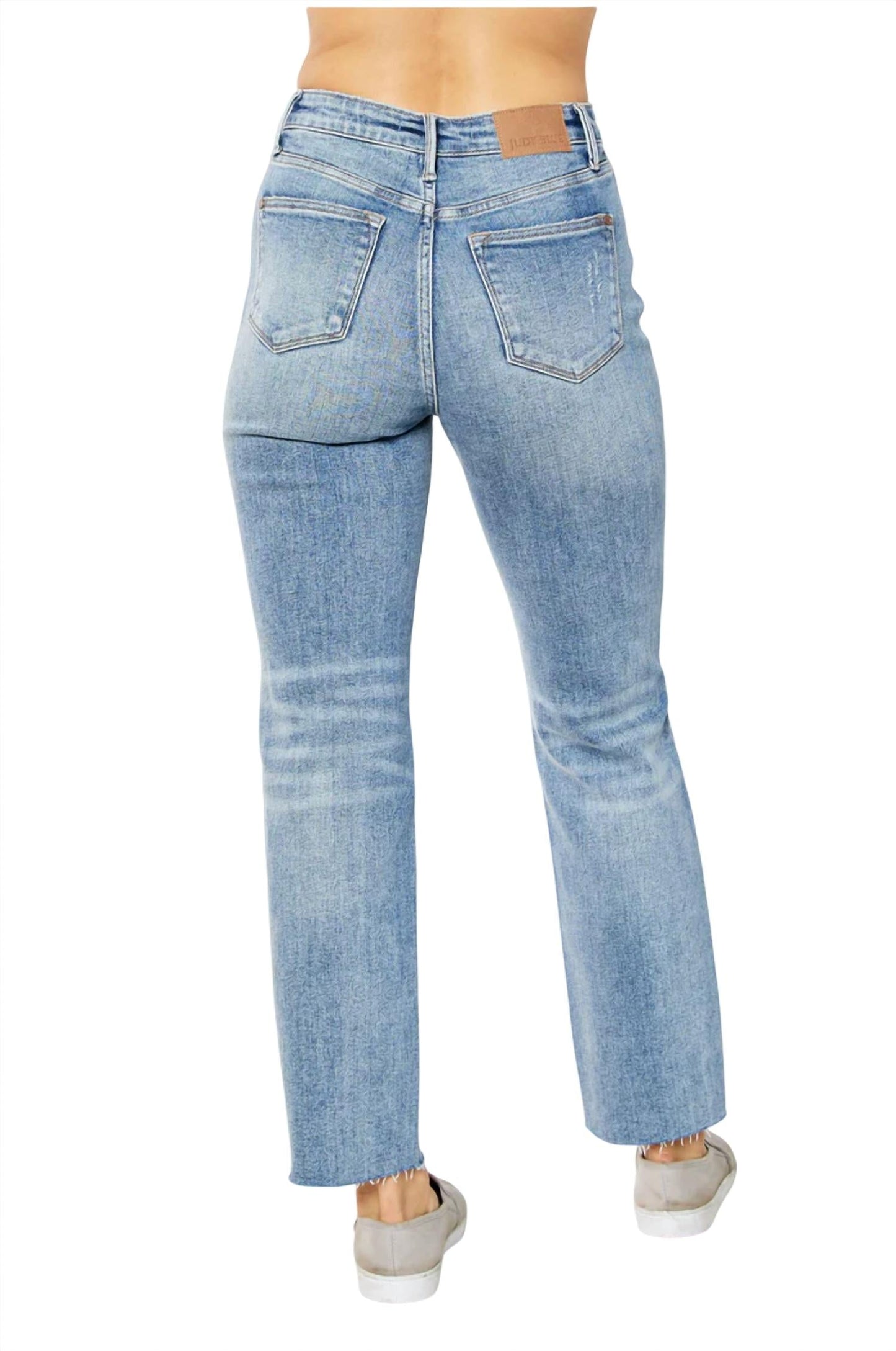 Judy Blue - Rigid Magic Destroyed Straight Leg Jean