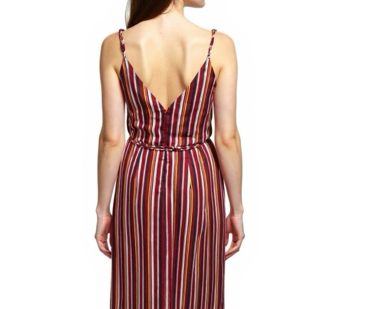 Aqua - Resort Sleeveless Wrap V-neck Maxi Dress