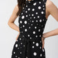 Joseph Ribkoff - Polka Dot Belted Midi Dress