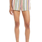 Marine Layer Stripe Hemp Blend Beach Shorts - X Small