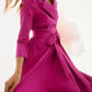 Joseph Ribkoff - Belted High Low Wrap Dress