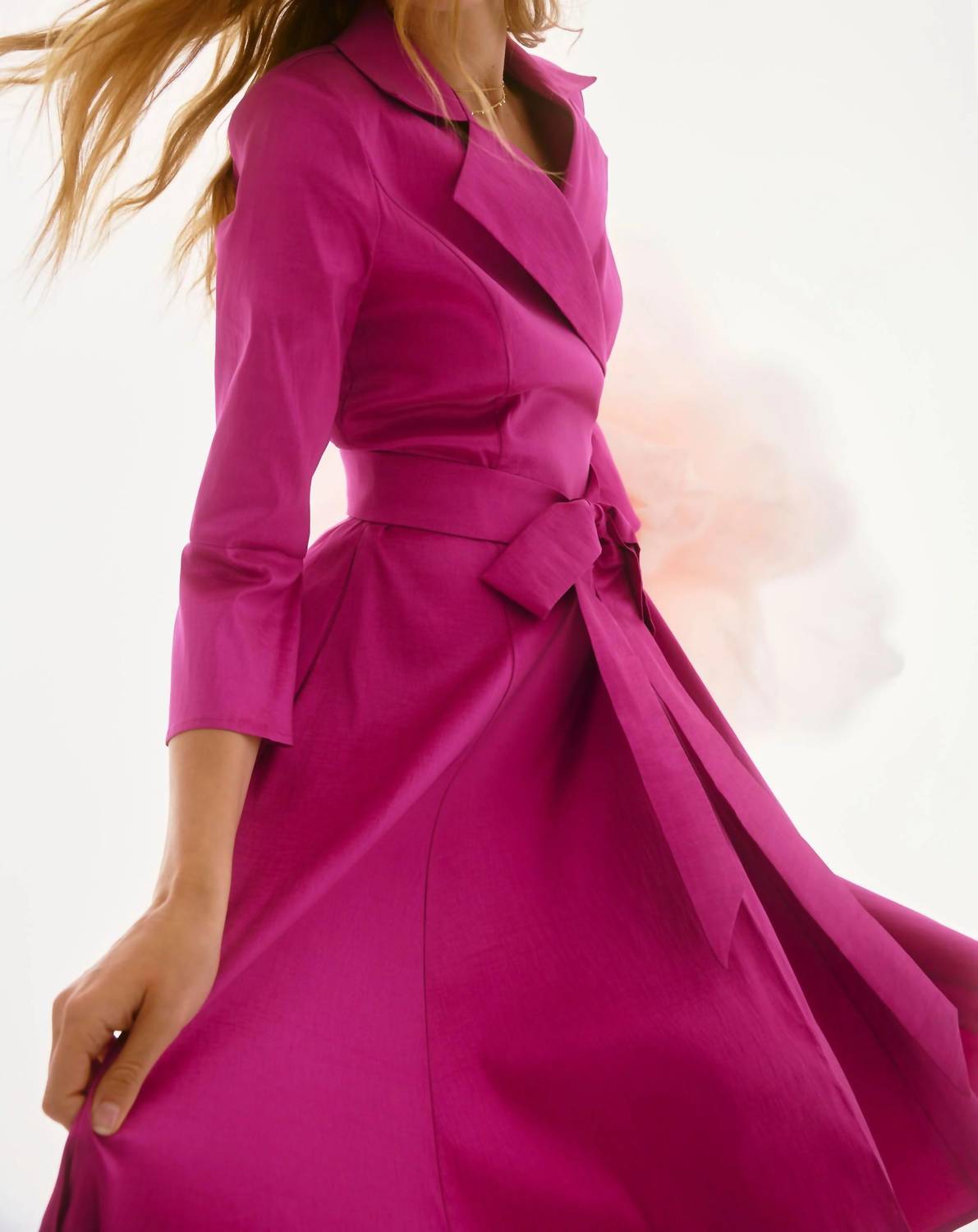 Joseph Ribkoff - Belted High Low Wrap Dress