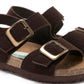Scott David - Boy's Lil Jack Suede Buckle Sandals