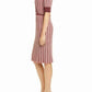 Kate Spade - Plaid Faux Wrap Knit Dress
