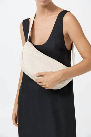 St. Agni - Women's Perforated Crescent Bag