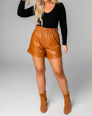 Buddylove - Shorts de couro vegano