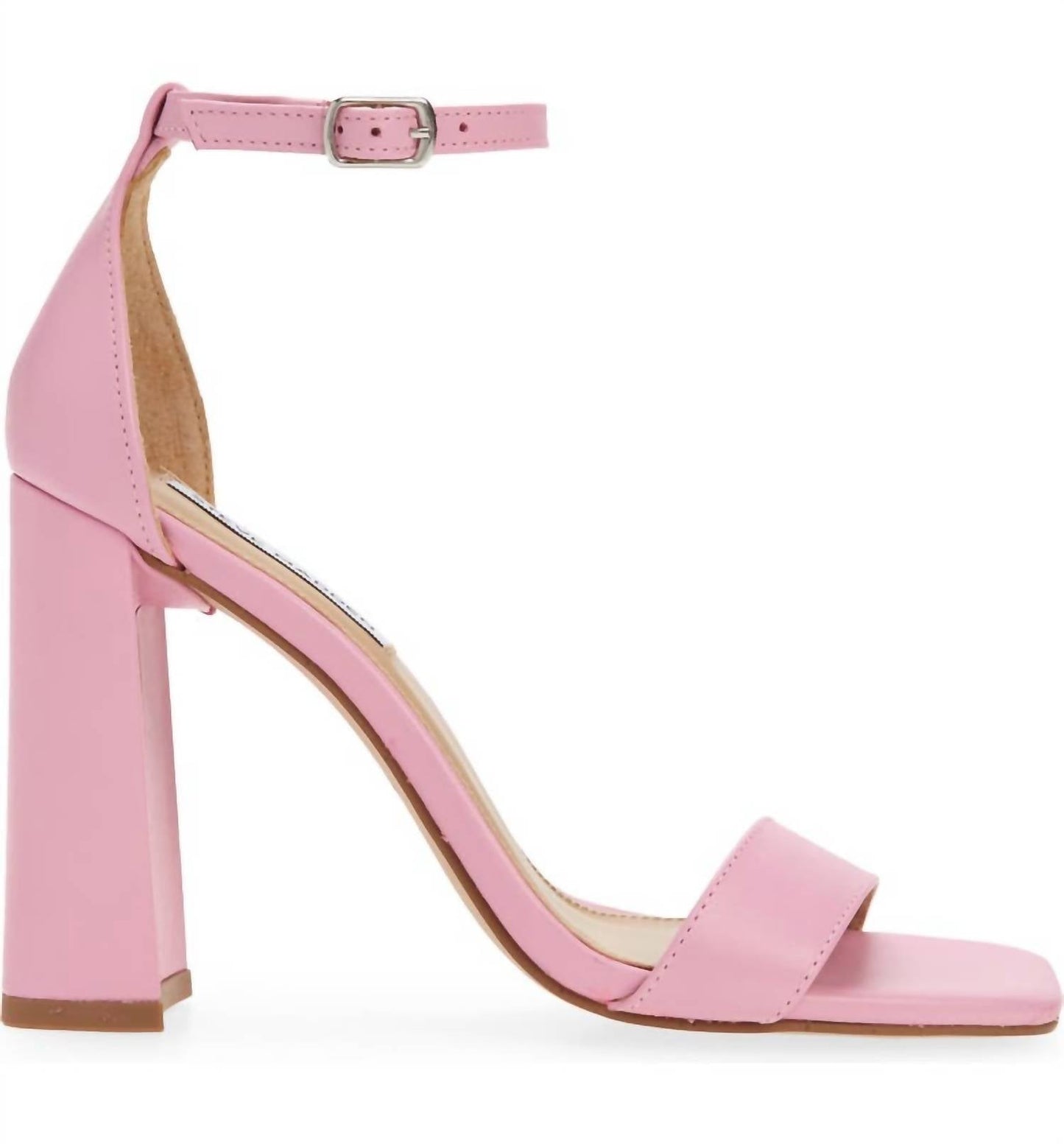 Steve Madden - Women's Tia Block Heel Vegan Leather Sandal