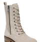 Naturalizer Camille Combat Boot - Porcelain