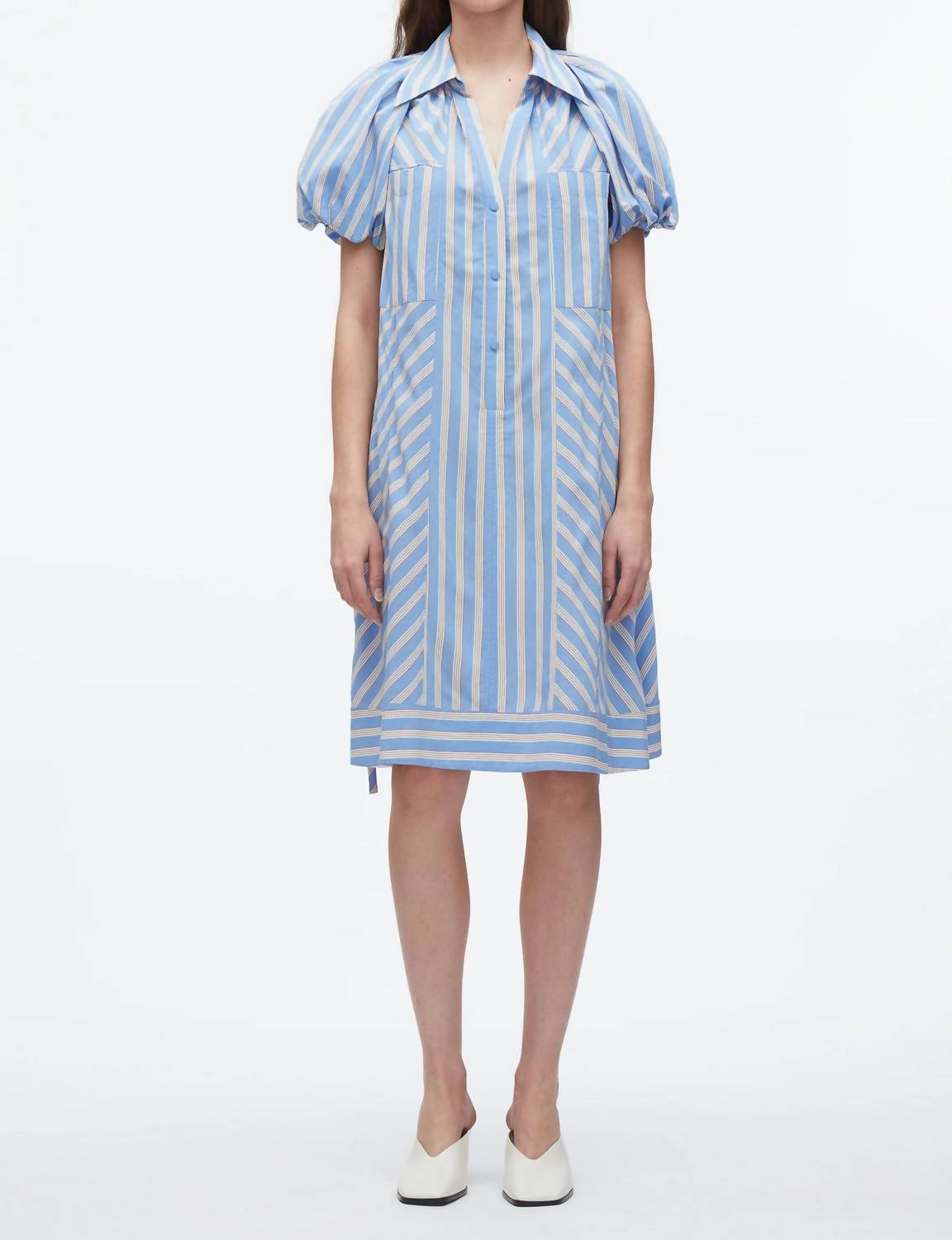 3.1 Phillip Lim - Puff Sleeve Short Shirt Dress