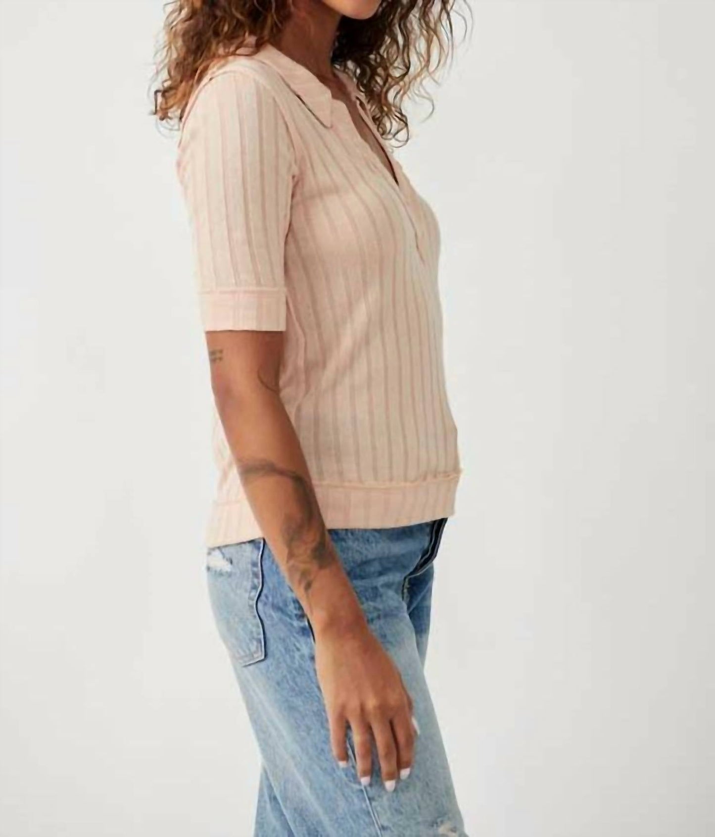 Free People - Krystal Polo Shirt