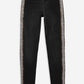 Topshop - Jamie Leopard Stripe Skinny High Rise Jeans