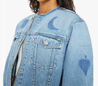 Mãe - Jaqueta Jeans Bruised Bruser