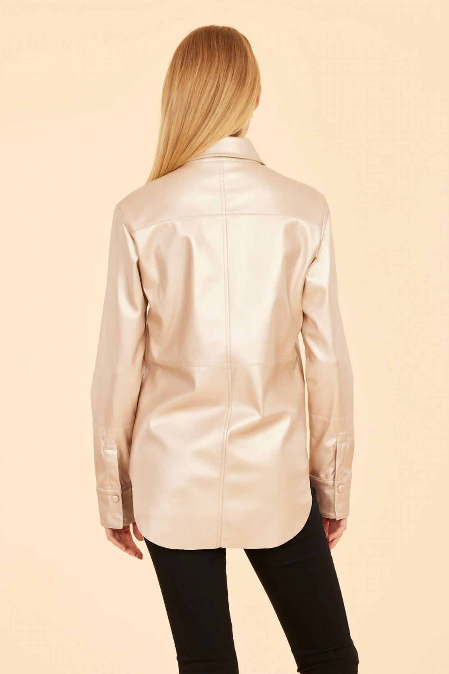 Dolce Cabo - Vegan Leather Shirt