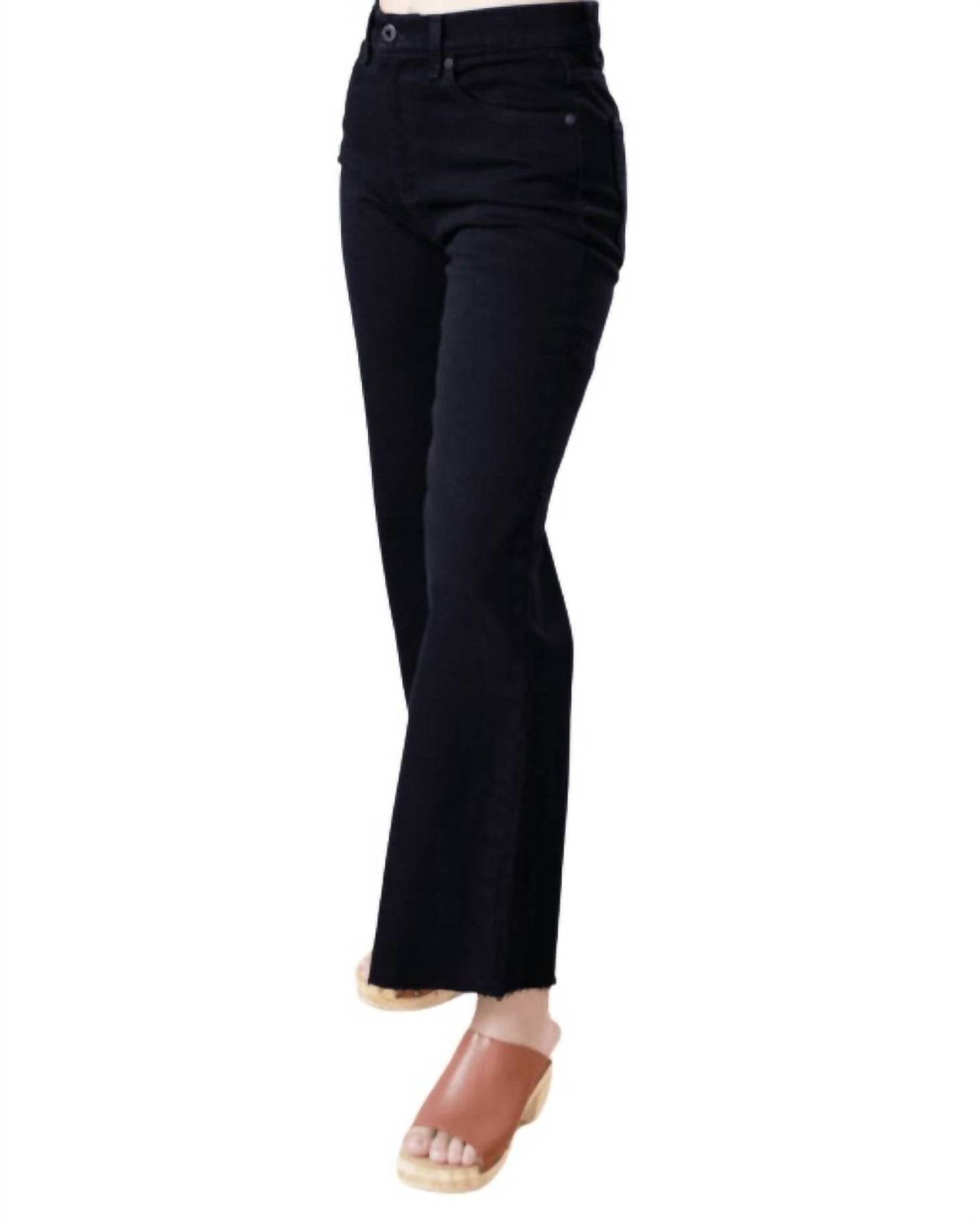 Askk Ny - Slim Crop Wide Leg Jeans
