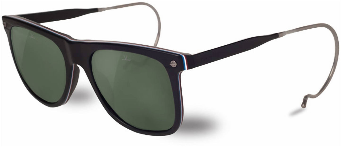 Vuarnet - Unisex Black Flag Polarized Sunglasses