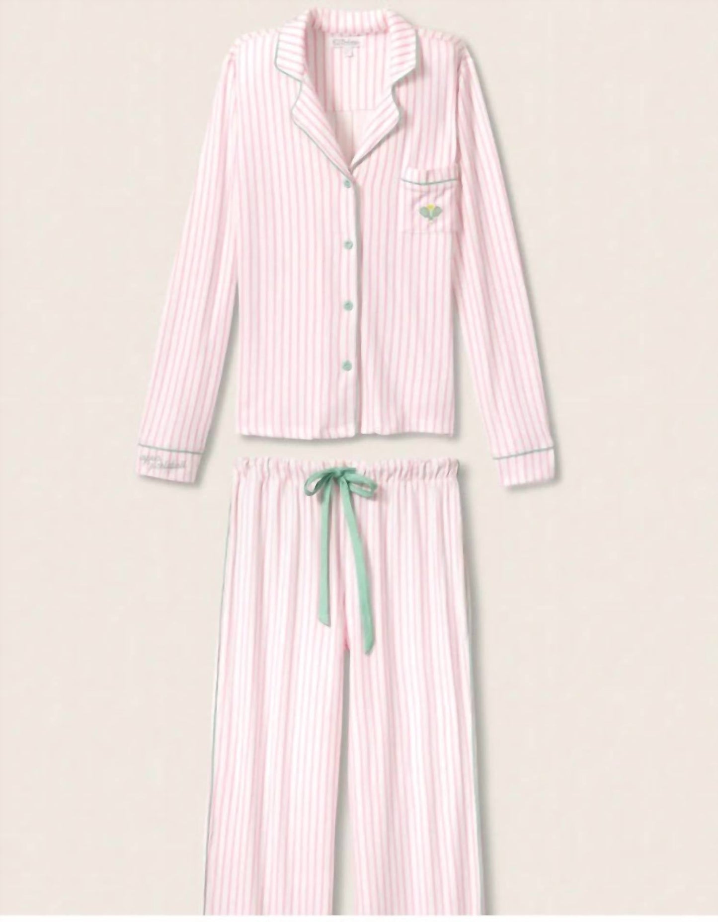 Pj Salvage - Happiest On The Court Striped Pj Set