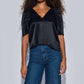 Nation Ltd - Lena Puff Shoulders Top