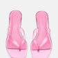 Steve Madden - Women's Tracie Y2k Jelly Thong Kitten Heel Sandal
