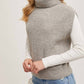 Bluivy - Cassie Turtleneck Sweater Knit Vest