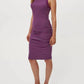 Michael Stars - Demi Ruched Striped Midi Dress