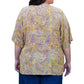 On The Plus Side - Rayon Short Sleeve V-Neck Blouse - Plus