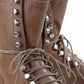 Schutz - Women's Yucca Lace Up Flat Combat Military Ankle Boots