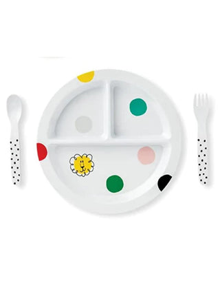 Kate Spade - Conjunto de jantar em melamina para bebê