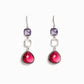 Avenue Chic - Women's Three Drop Earrings