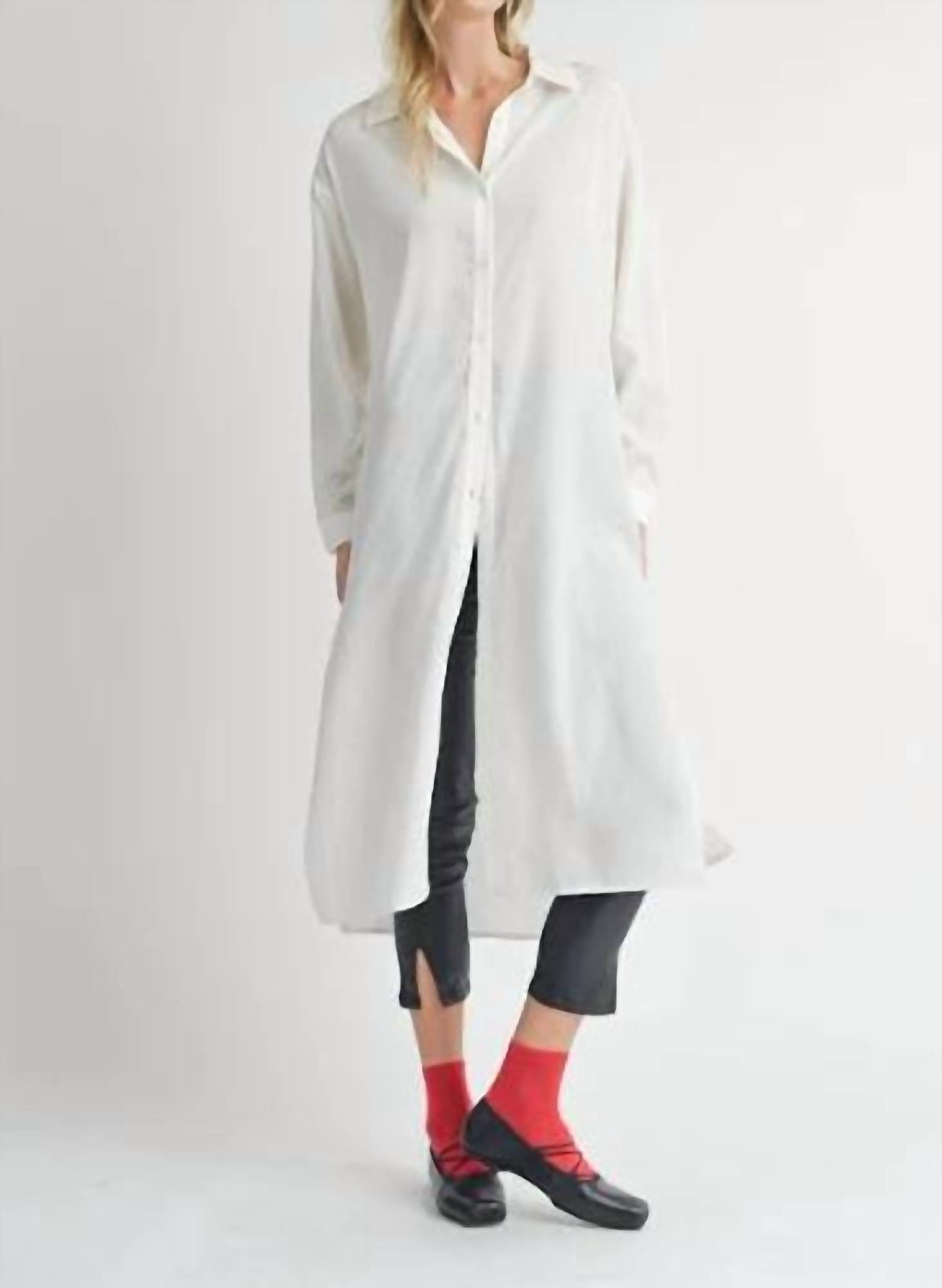 Sadie & Sage - Spencer Long Button Down Shirt