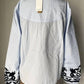 Chakeris - Women's Caroline Embroidered Sleeve Top
