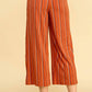 Bebop - High Waist Cropped Striped Pants