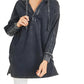 Mono B - Longline Mineral Washed Hoodie