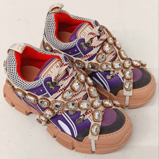 Gucci - Tênis Feminino Flashtrek com Cristais