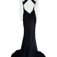Jovani - Black Maxi Evening Gown