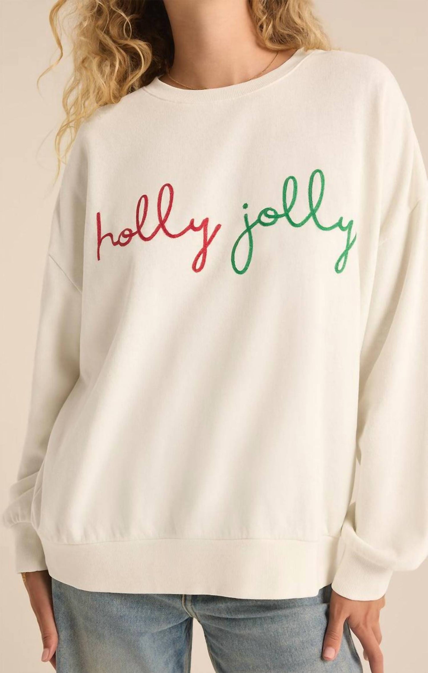 Z Supply - Holly Jolly Graphic Sweatshirt