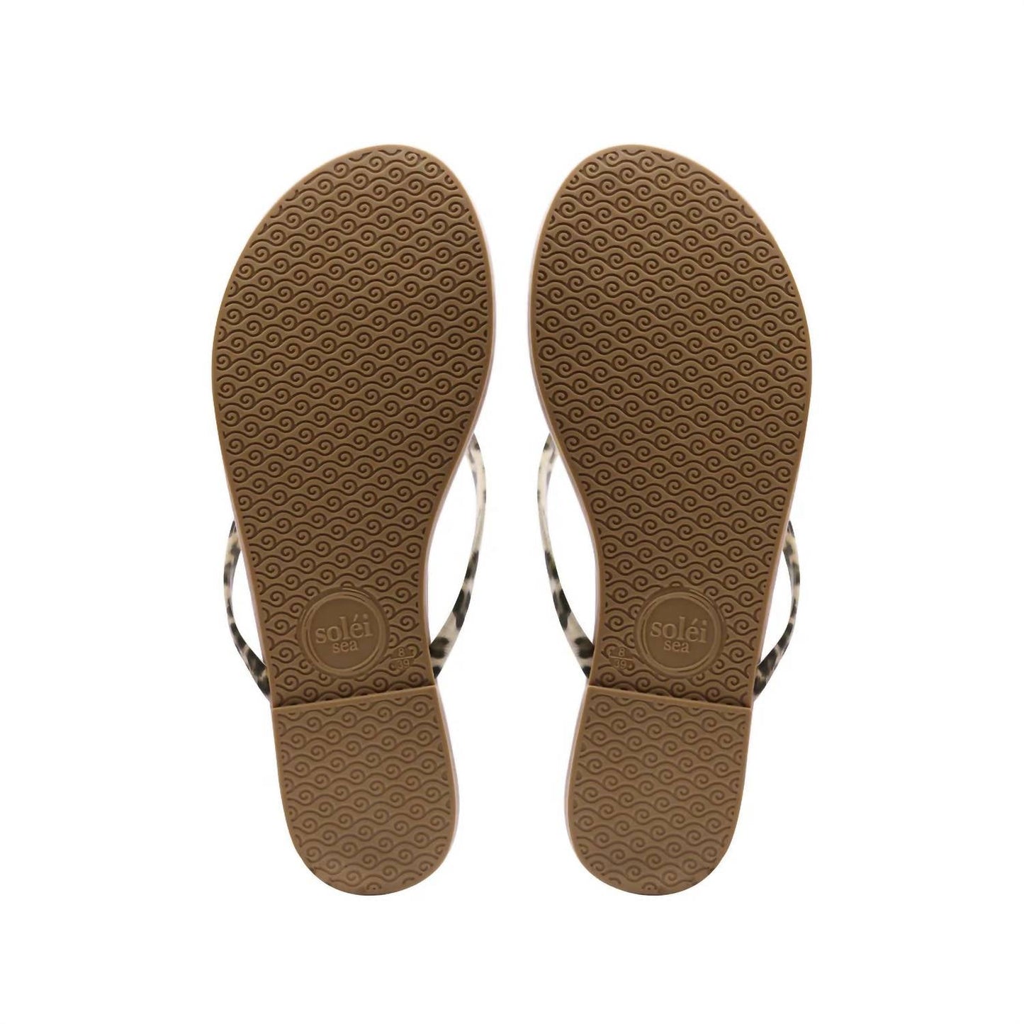 Solei Sea - Women's Indie Leopard Flip-flop Sandals