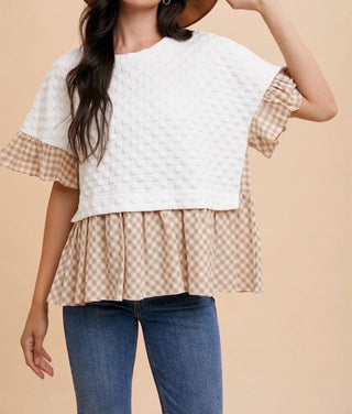 Anniewear - Blusa xadrez Grace