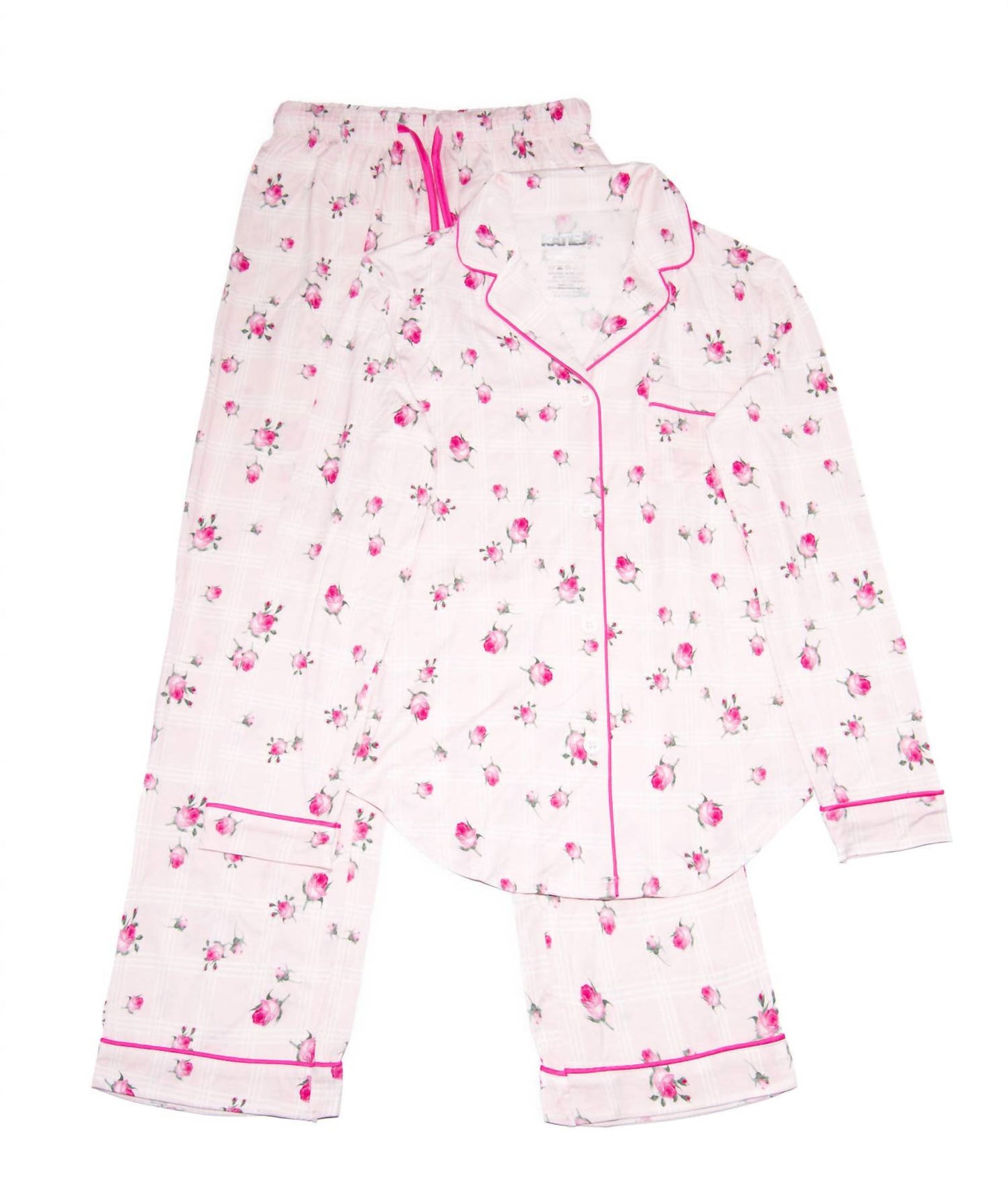 Katie J Nyc - Junior's Rosebud Pattern Maia Pajama Set