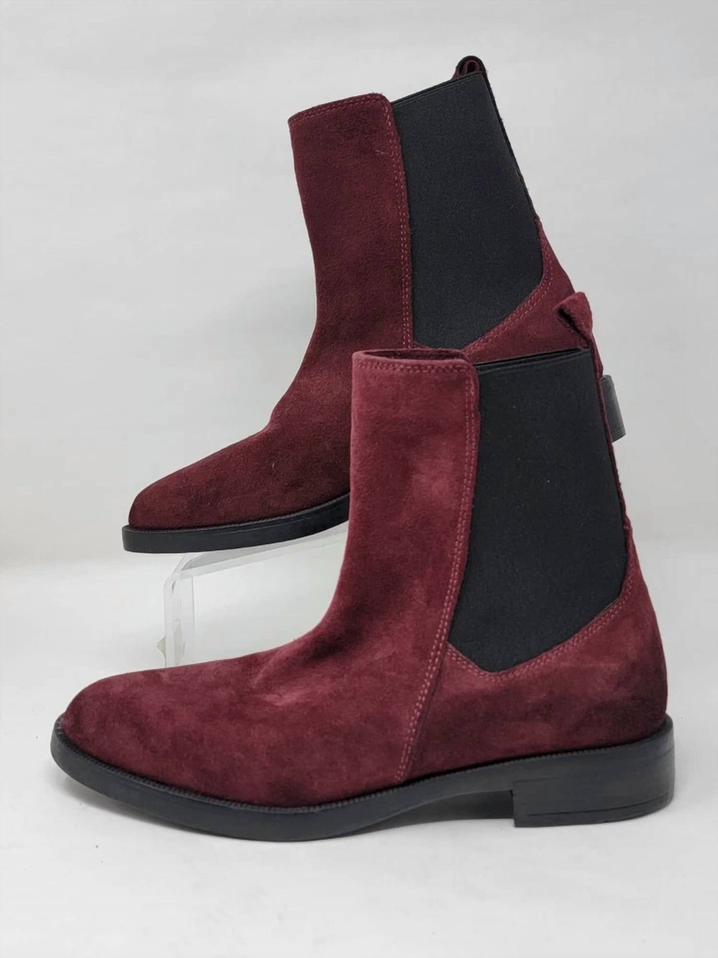 Emanuele Crasto - Women's Mid Calf Leather Boots