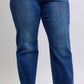 Judy Blue - Straight Fit Mid Rise Jeans