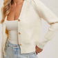 Bluivy - Women's Button Down V Neck Cardigan