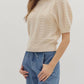 Entro - Knit Expressions Short Sleeve Sweater