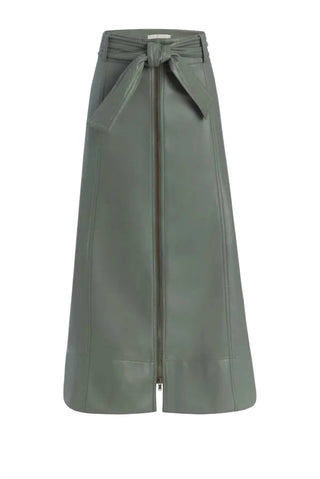 Marie Oliver - Greenwich Vegan Leather Skirt