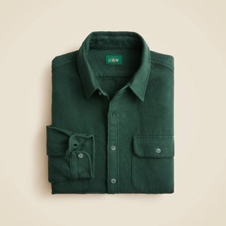 J.Crew - Camisa de trabalho em camurça pesada