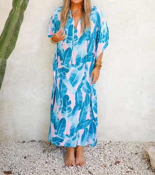 Buddylove - Miller Caftan Beach Cover Up Maxi Dress