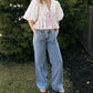 Mable - Ditsy Floral Bow Top