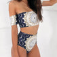 Wolven - Reverie Reversible High-waisted Bikini Bottom
