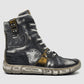 Kcr Group - Men's Tall Comfort Thick Wool Lined Zip-up Leather Boots