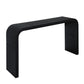 Black Wood Console Table, 59in Entryway Table