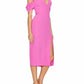 Amanda Uprichard - VICTORIA OFF SHOULDER MIDI DRESS